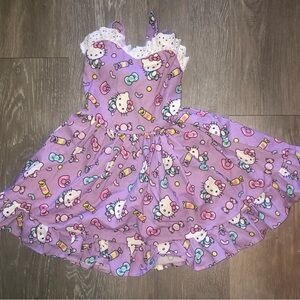 Purple Hello Kitty Dress
